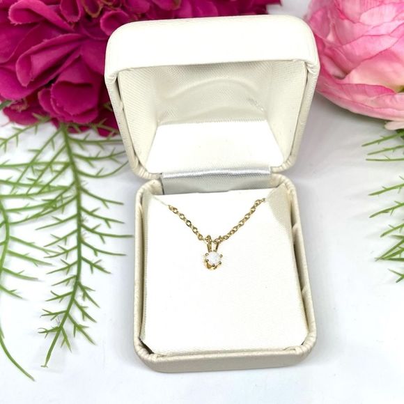 Jewelry - NEW⚜️Opal Dainty Golden Chain Necklace